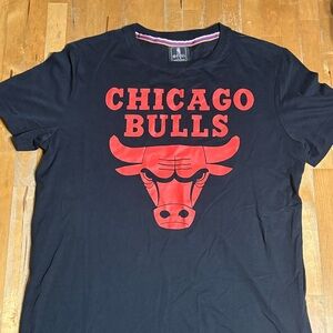 Fisll Chicago Bulls Black T-Shirt